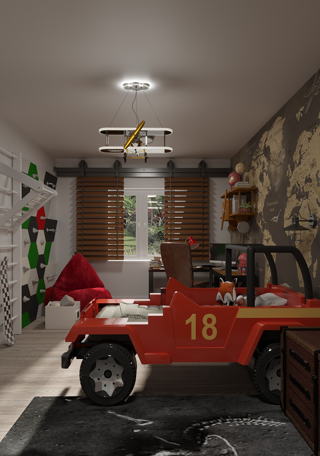 Обложка проекта: Jurassic World Kids room