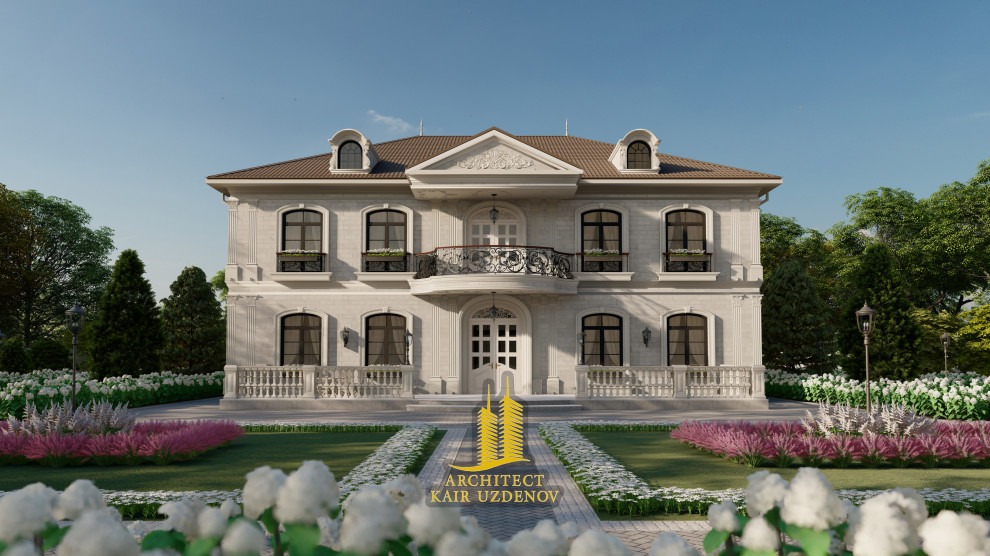 Проект дома в стиле Французский ренесанс