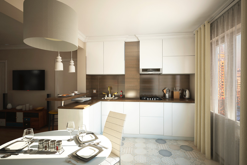 Вид на кухню