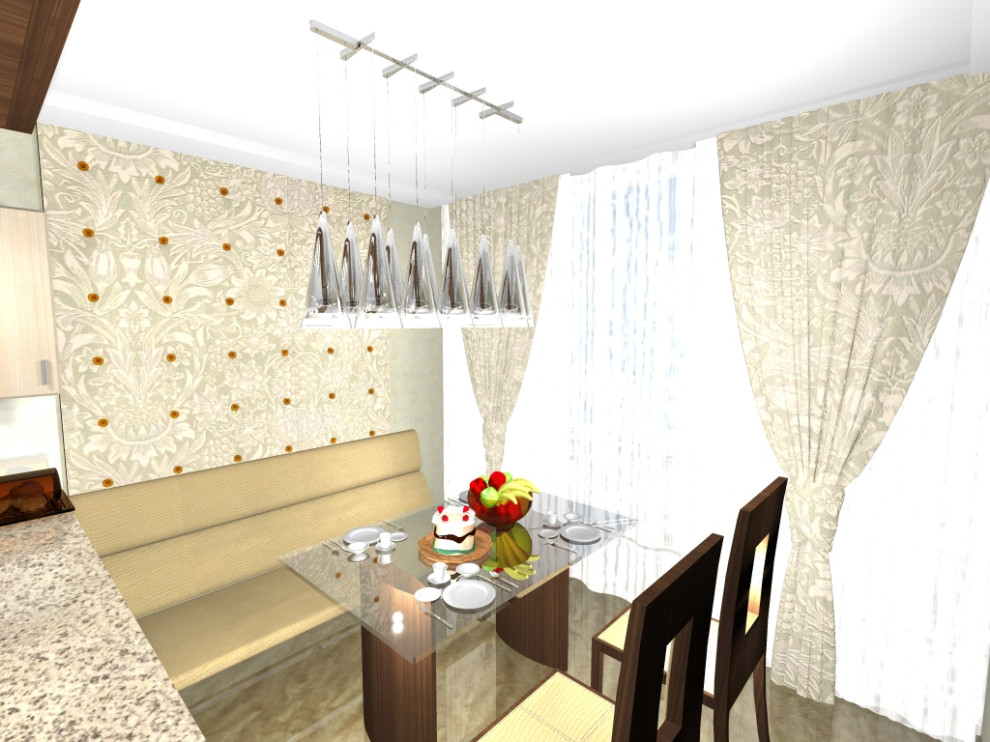 Частный интерьер маленькой квартиры в новостройке Самары.