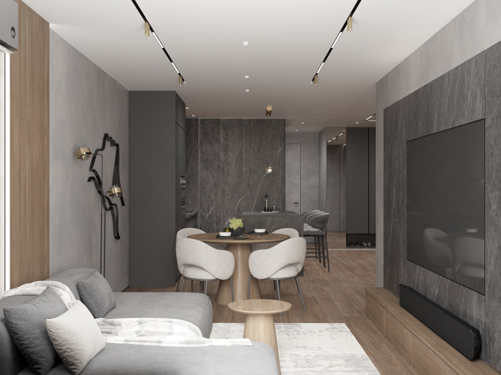 Обложка проекта: Стильная 3-х комнатная квартира в ЖК Прованс. Проект