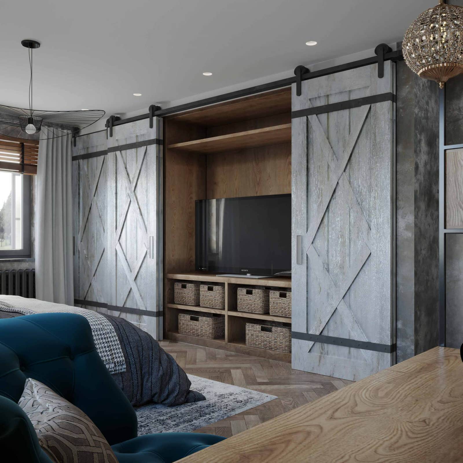 Дизайн и ремонт квартиры в КП «Новогорск» — Единство противоположностей