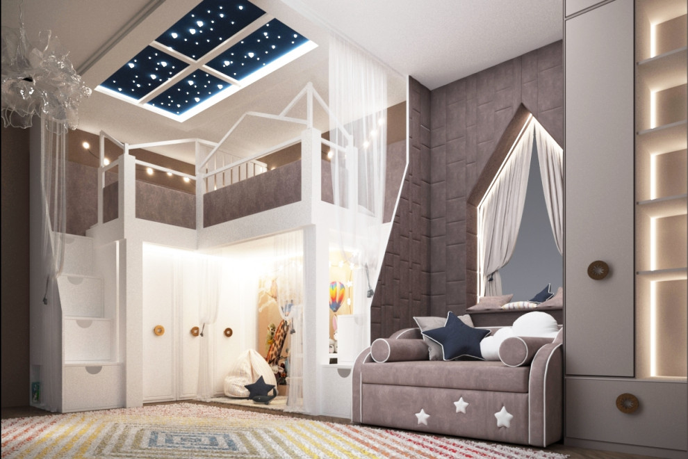 Обложка проекта: Дизайн интерьера детской комнаты