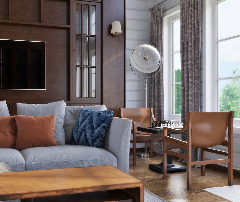 Проект усадьбы в Поленово