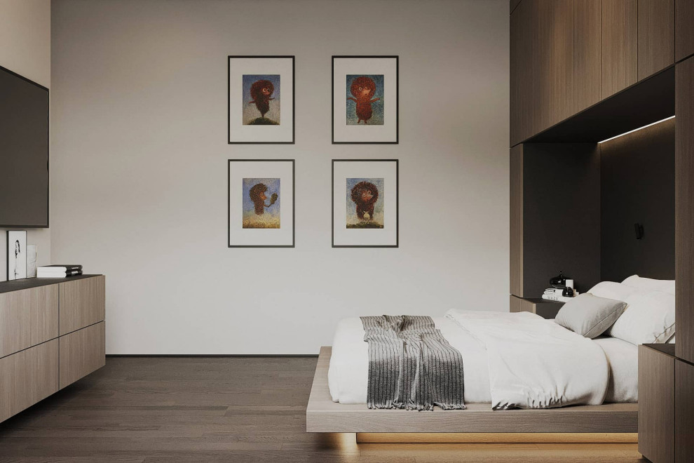 Дизайн и ремонт квартиры в ЖК «Лайм» — Этюд в кофейных тонах