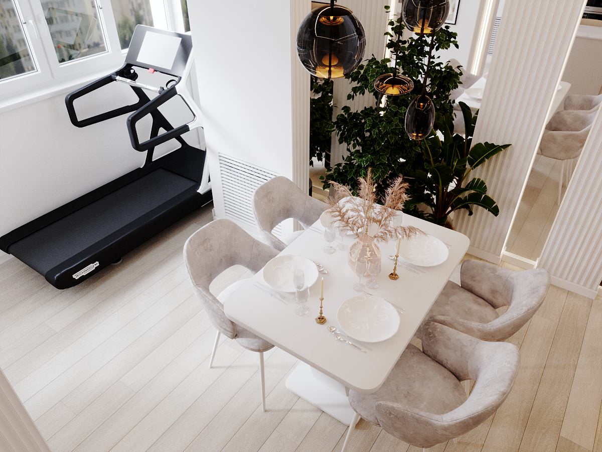 Трёхкомнатная квартира в Кирово-Чепецке