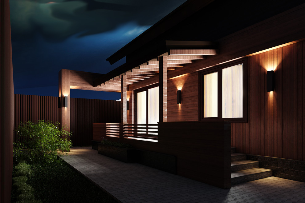 Фасадные решения жилого дома