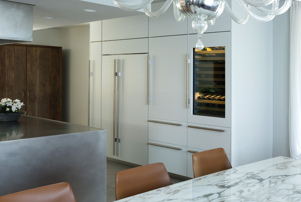 Встраиваемые холодильники в интерьере