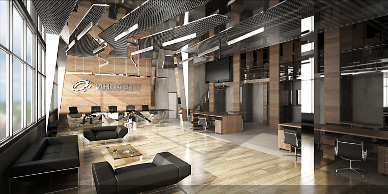 Обложка проекта: Интерьер шоурума АвтоСпецЦентра