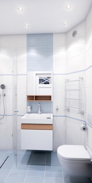 Дизайн квартир в светло синих тонах