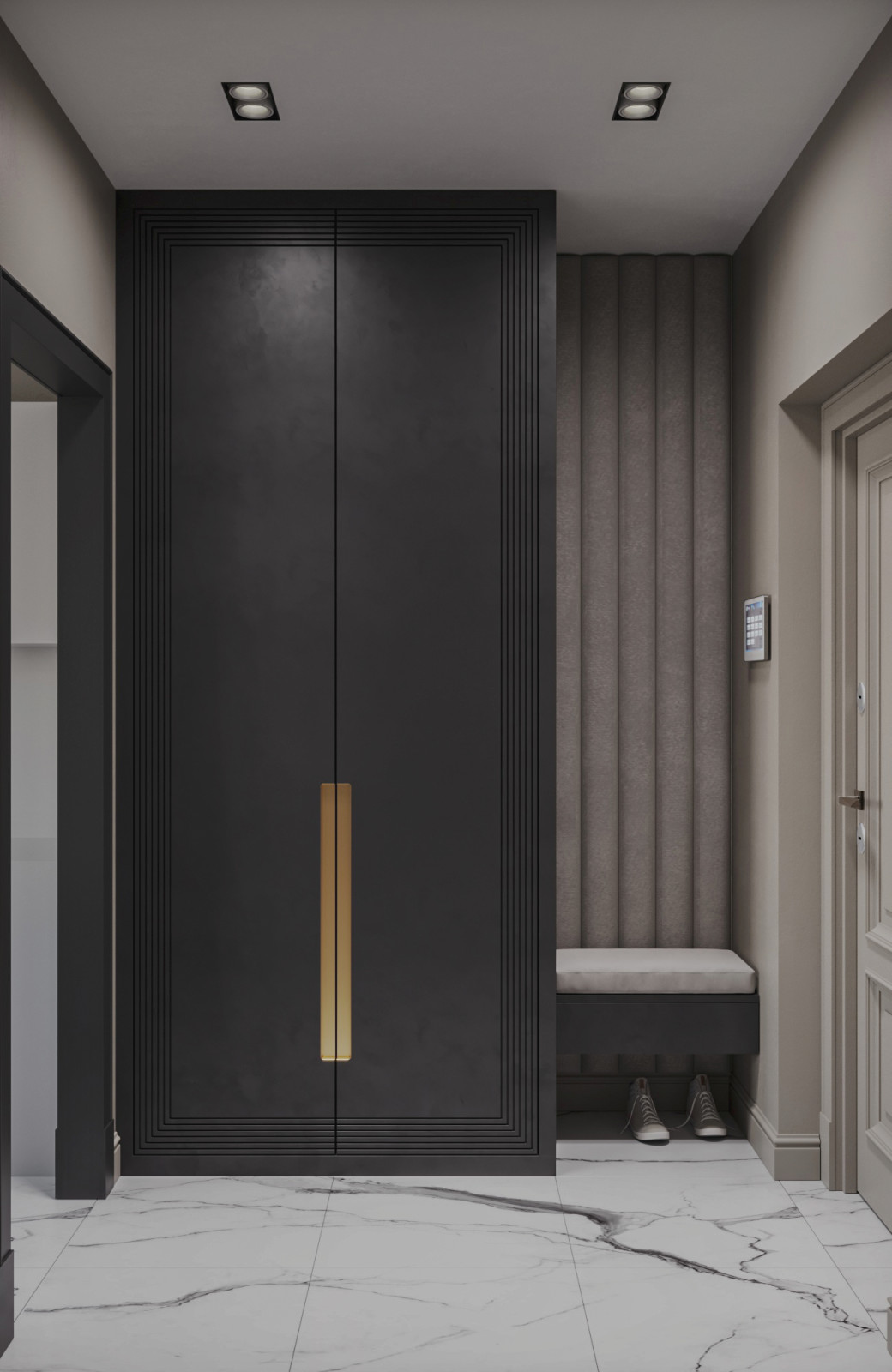 Интерьер, где царит ночь