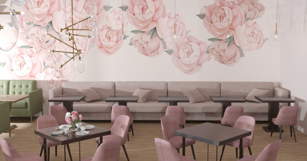 Обложка проекта: дизайн- проект ресторана "Peony"