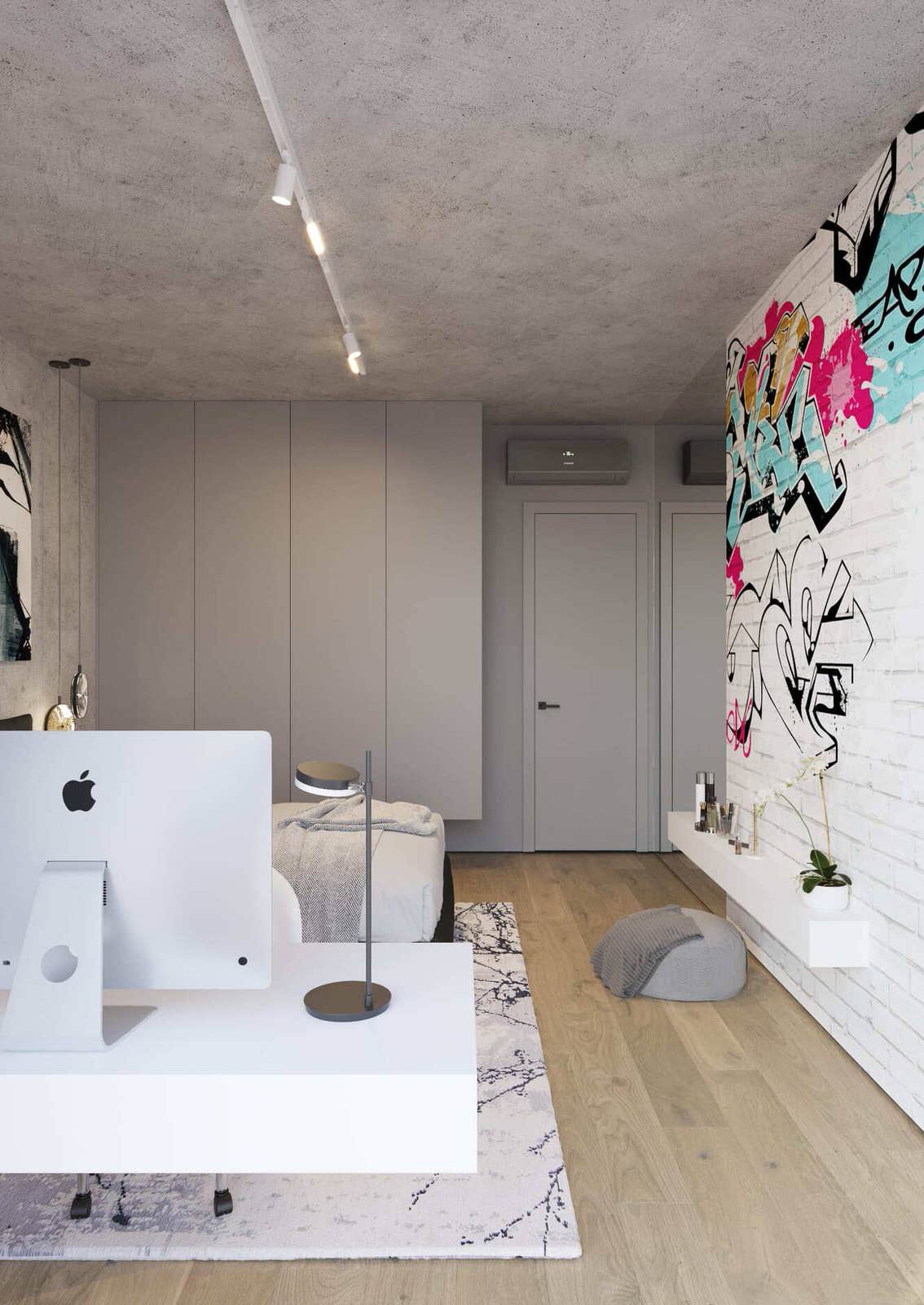 Лофт и облака. Квартира 140 м2 в центре города