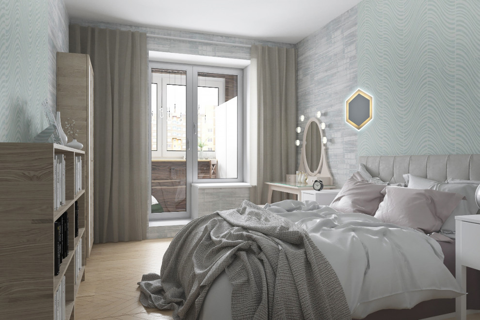 Маленькая квартира с эко-оттенком.