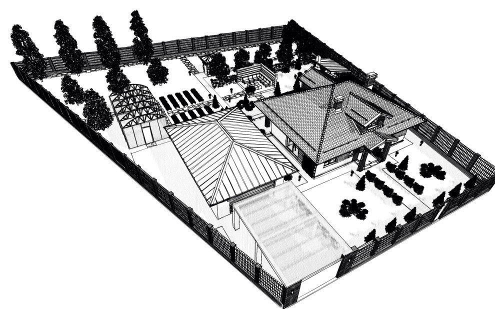 Эскизный проект благоустройства участка 1