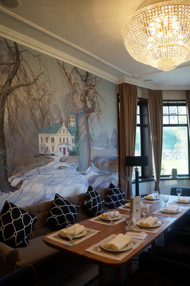 Ресторан "Ладога" роспись VIP зала