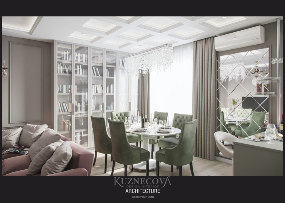 Дизайн проект квартиры 84 кв.м.