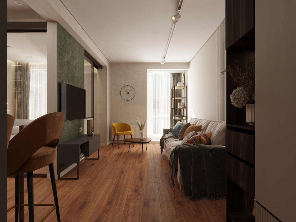 Обложка проекта: Однушка в  ЖК "Дом с террасами"