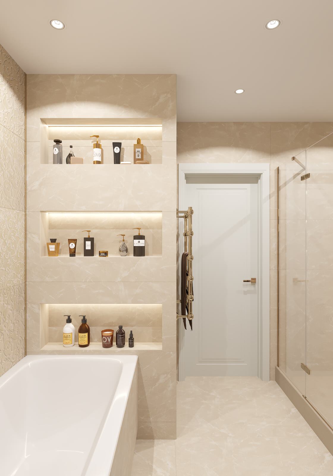 4-к квартира 105 м² в бардовых цветах