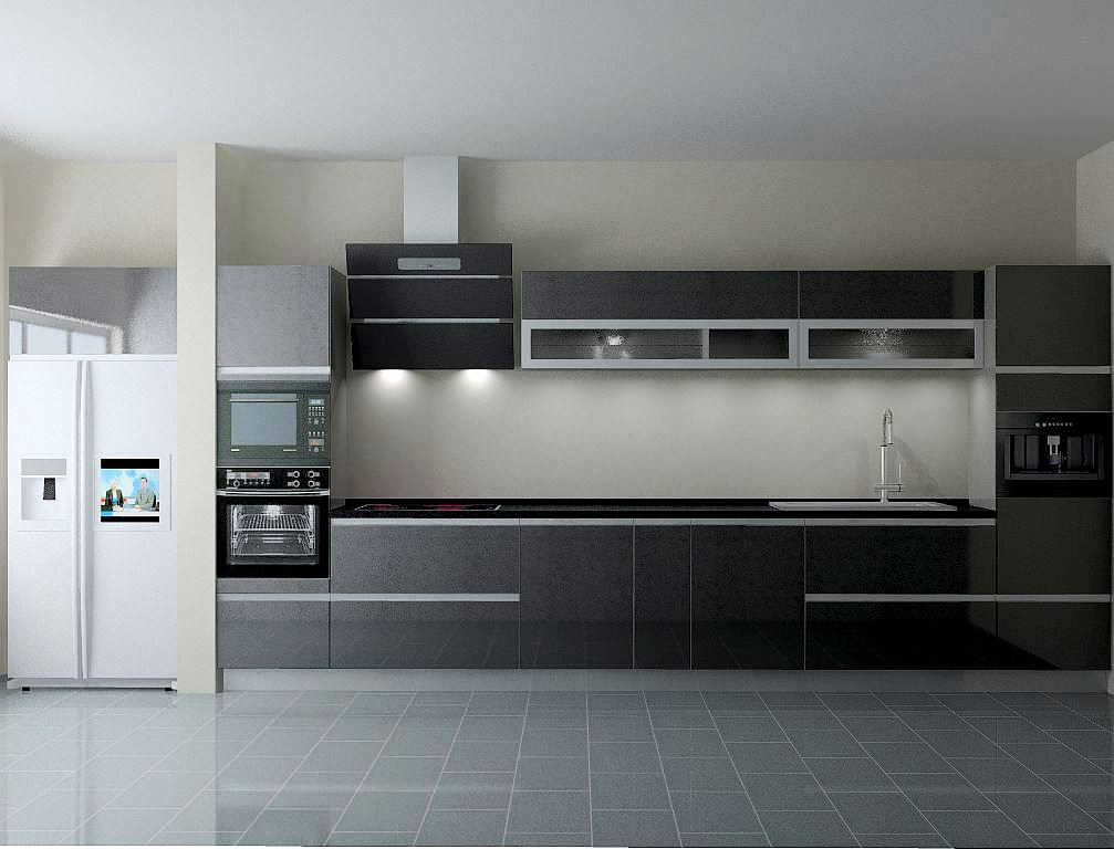 Обложка проекта: Современная минималистичная немецкая кухня Beckermann