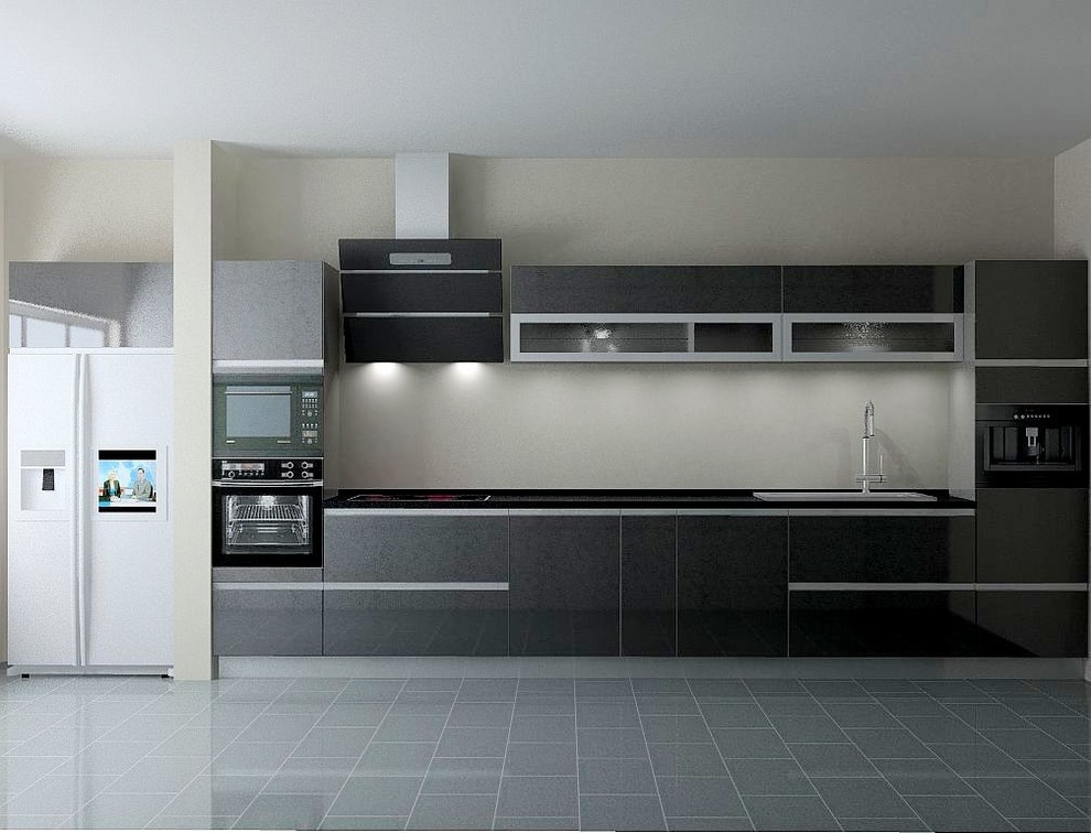 Современная минималистичная немецкая кухня Beckermann