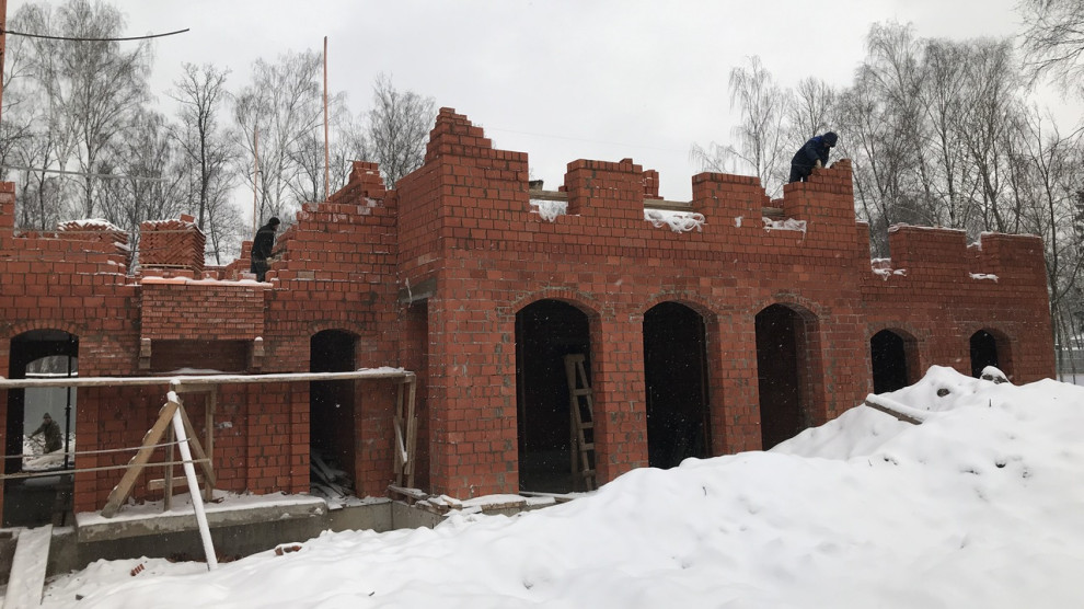 Строительство резиденции в Антоновке