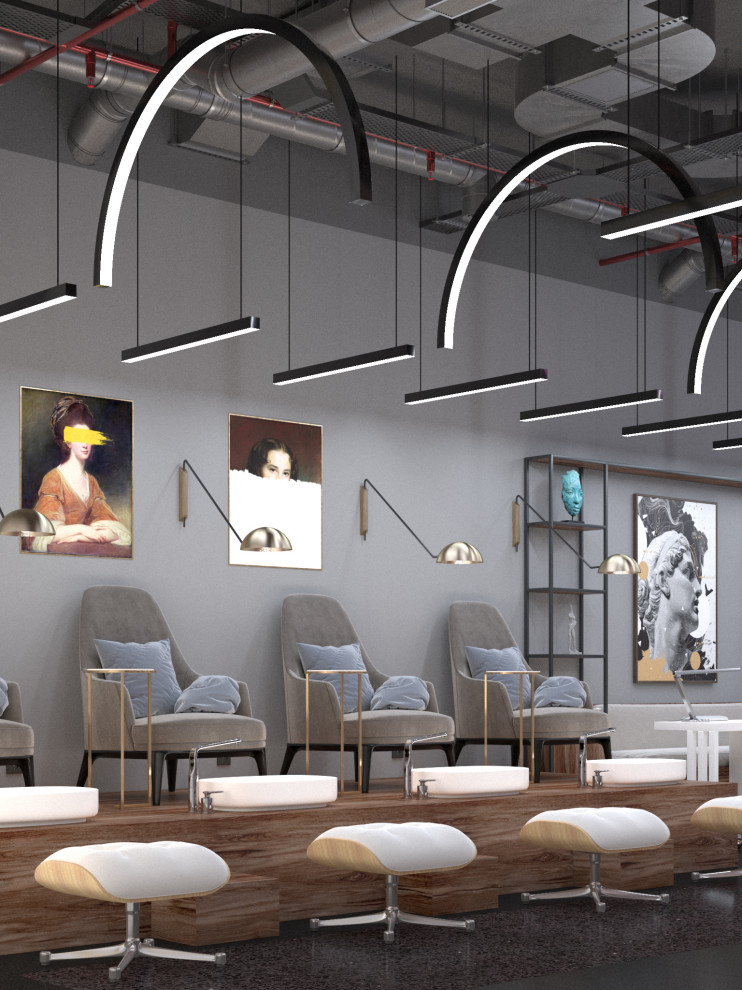 БАРБЕРШОП И САЛОН КРАСОТЫ BLACK RABBIT 140 КВ.М. Г. МОСКВА