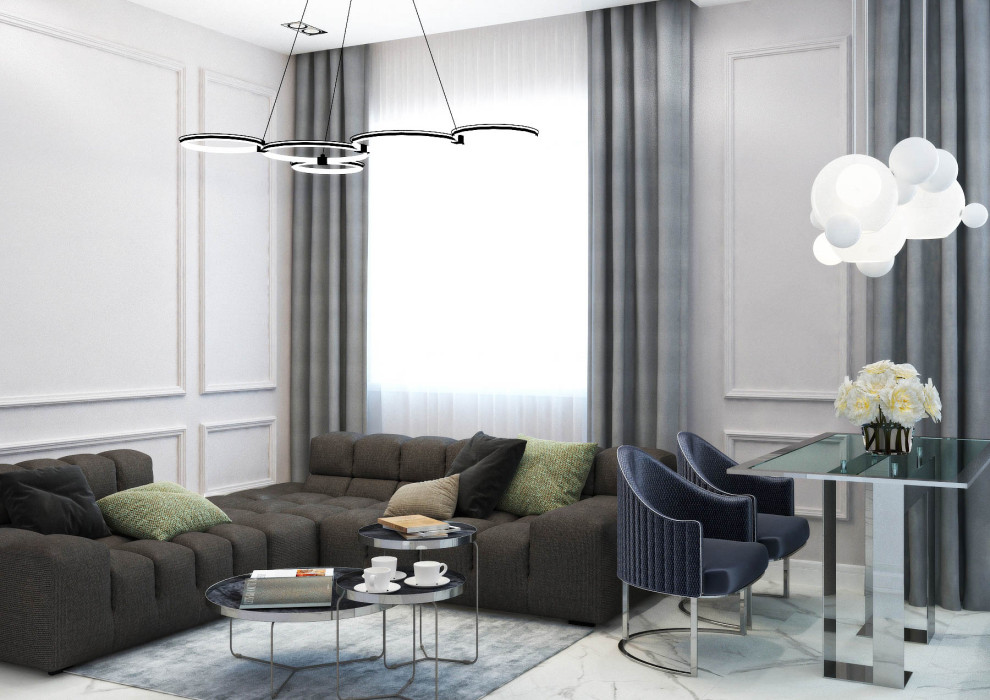 Визуализация гостиной