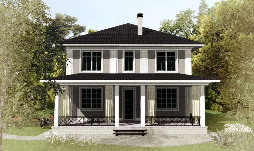 дом в классическом стиле