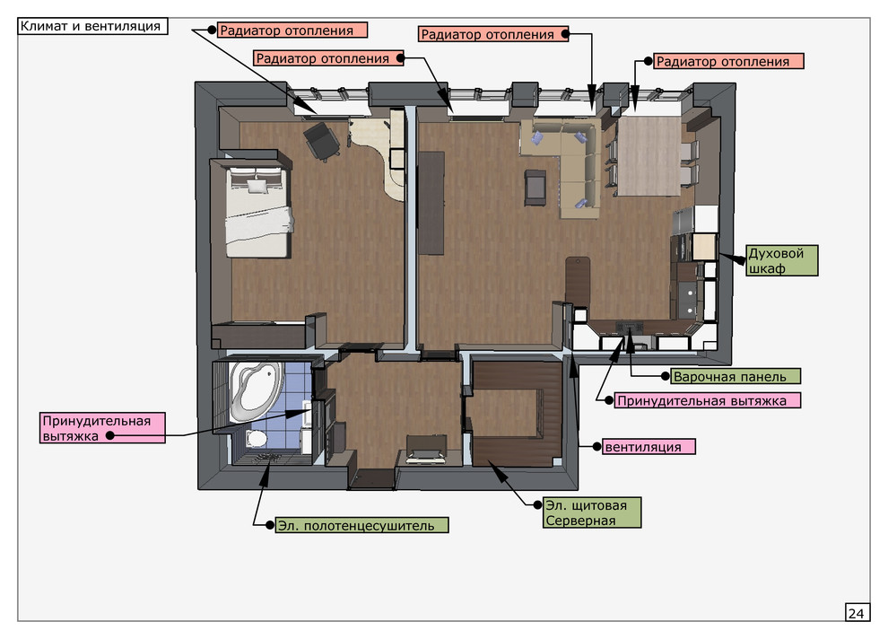Квартира в два уровня