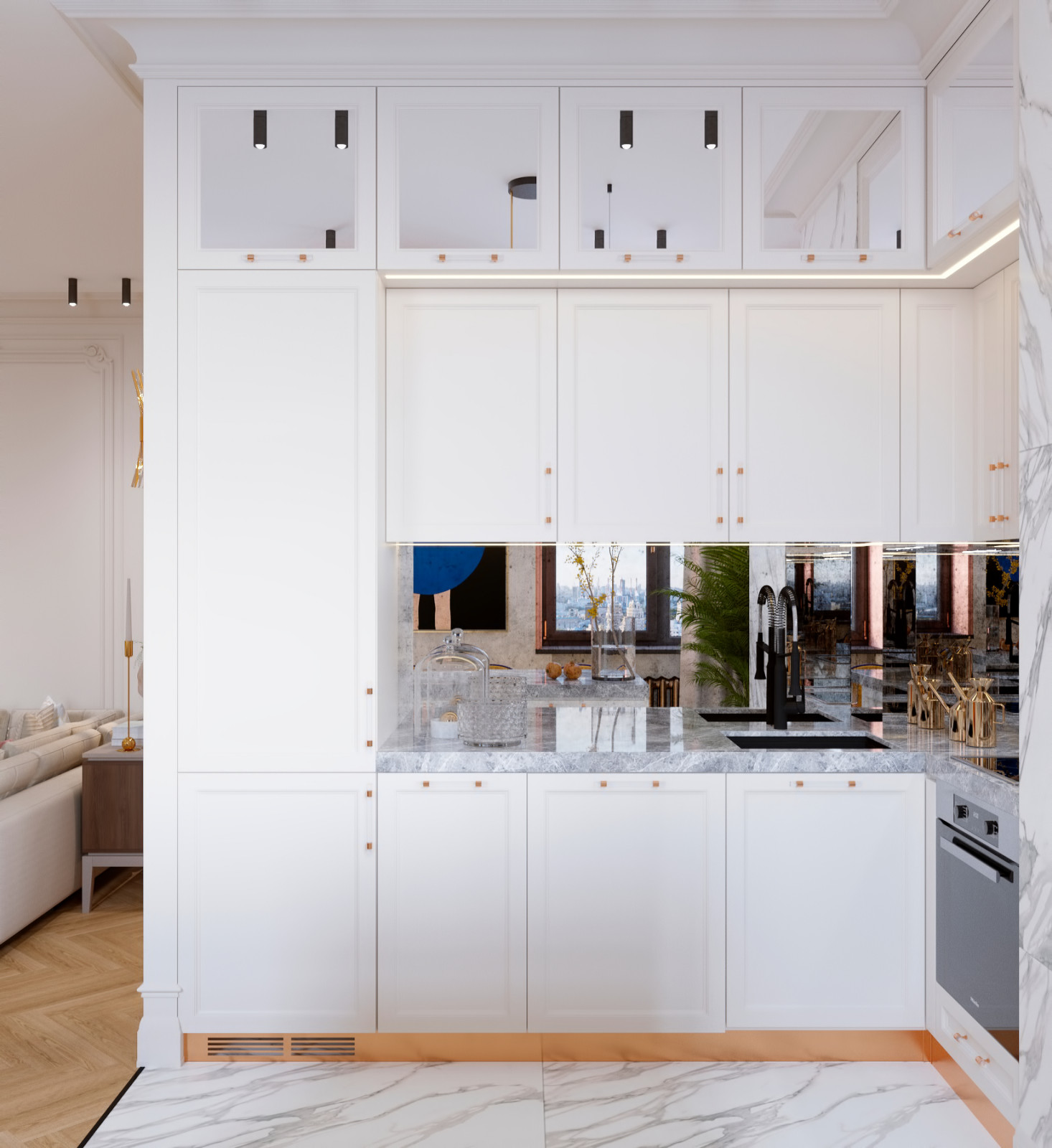 Белая Московская сталинка