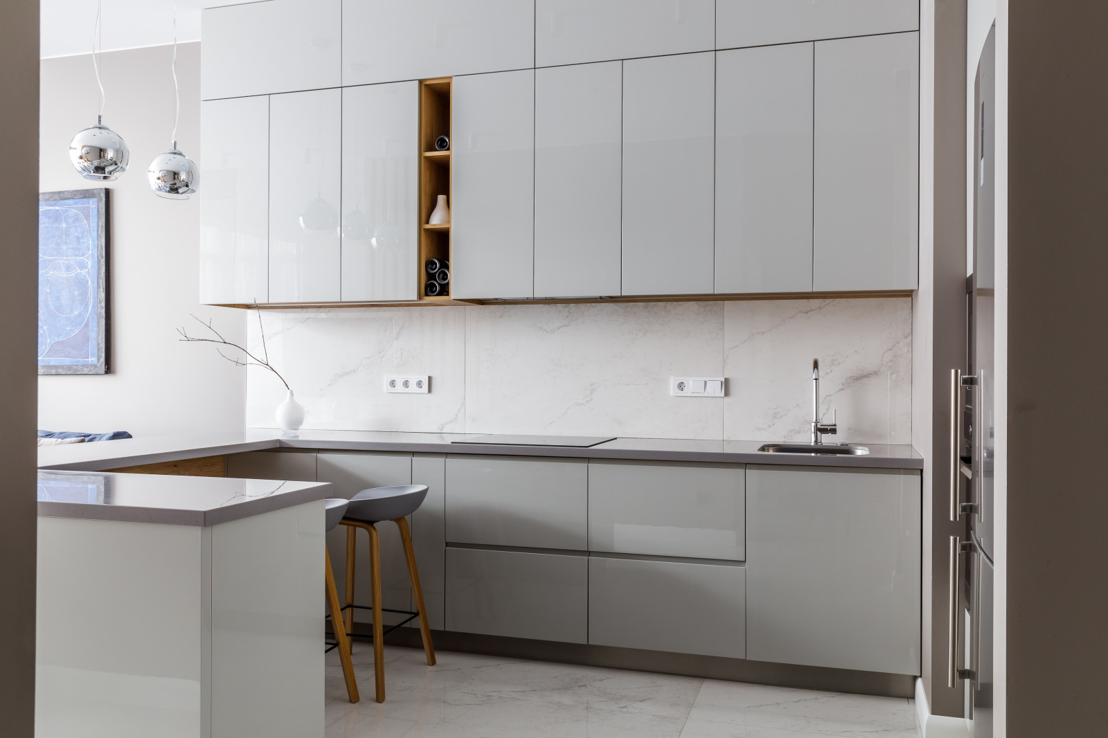 Светлая квартира с яркими акцентами 51 м²