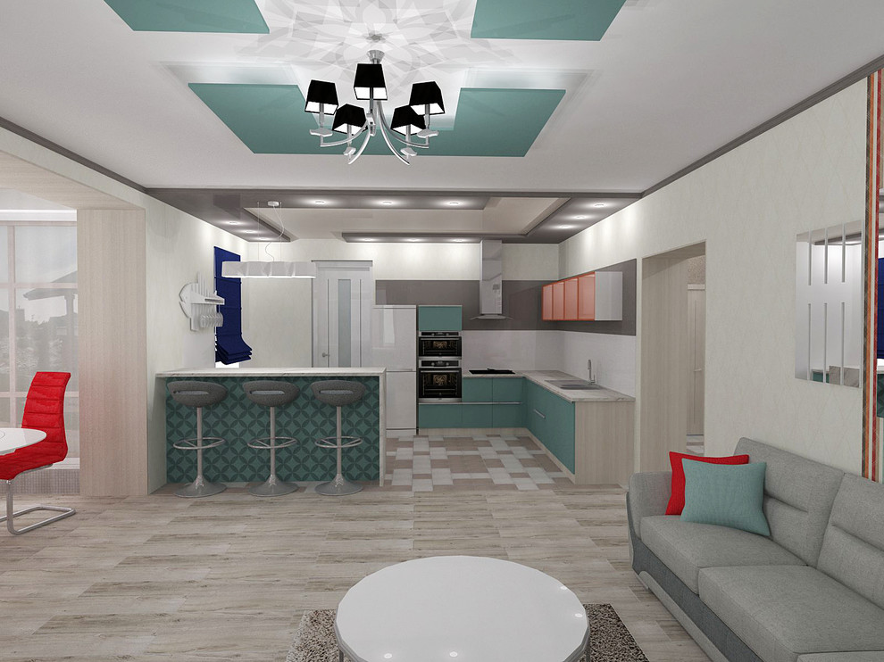 Кухня гостиная