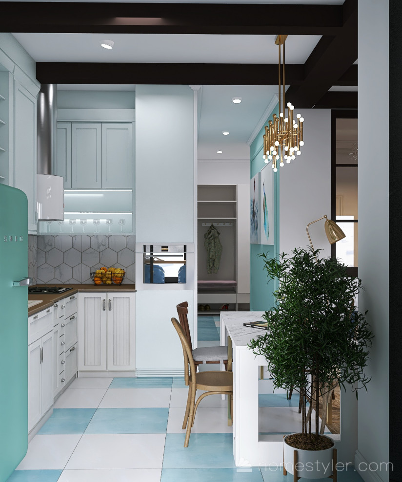 Проект двухкомнатной квартиры для семьи с детьми