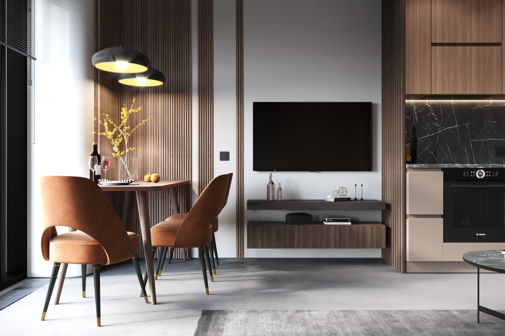 Обложка проекта: Студия в современном стиле