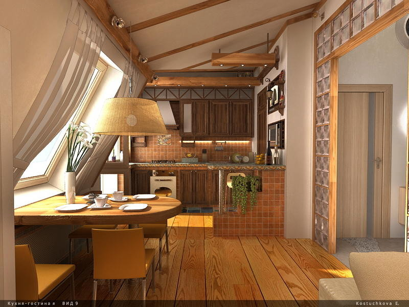 Кухня-гостиная