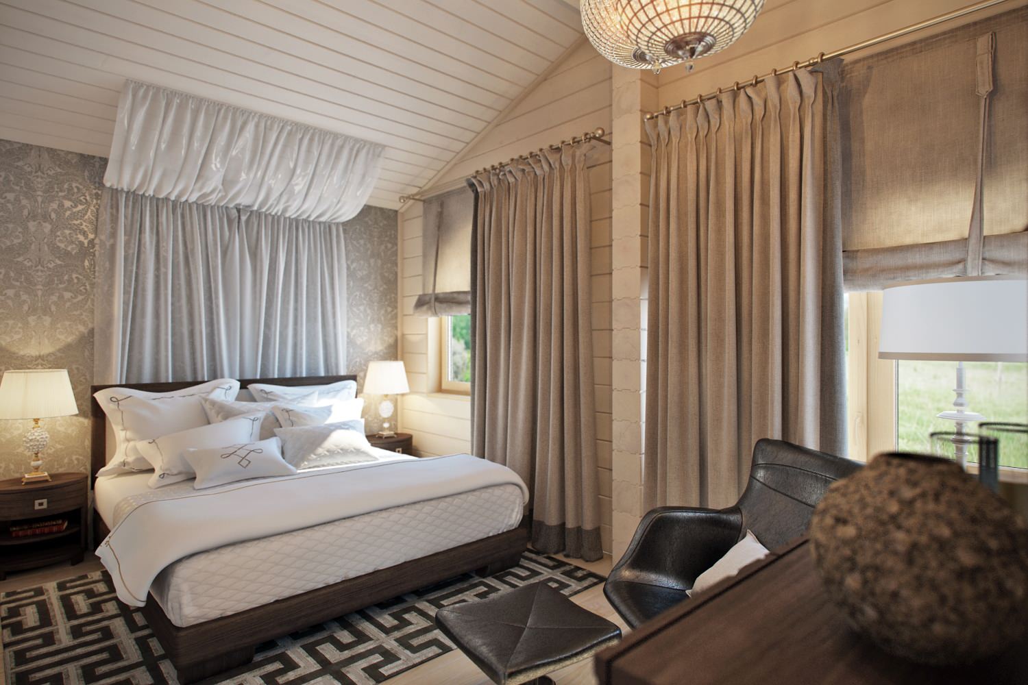 Коттедж из бруса в Москве