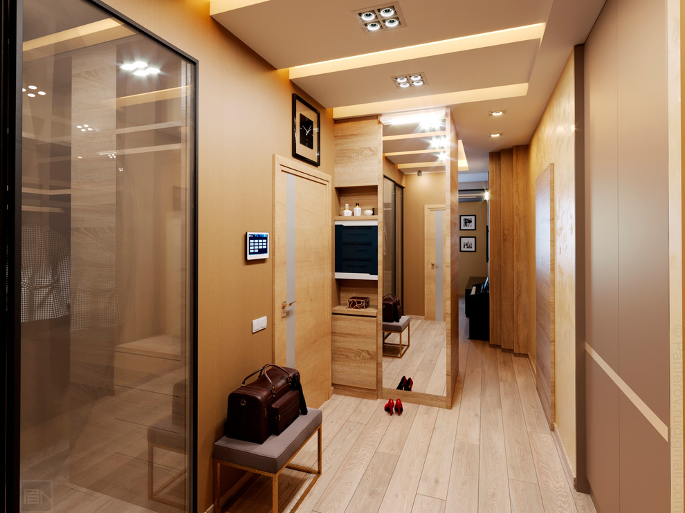 Дизайн-проект интерьера прихожей и гардеробной