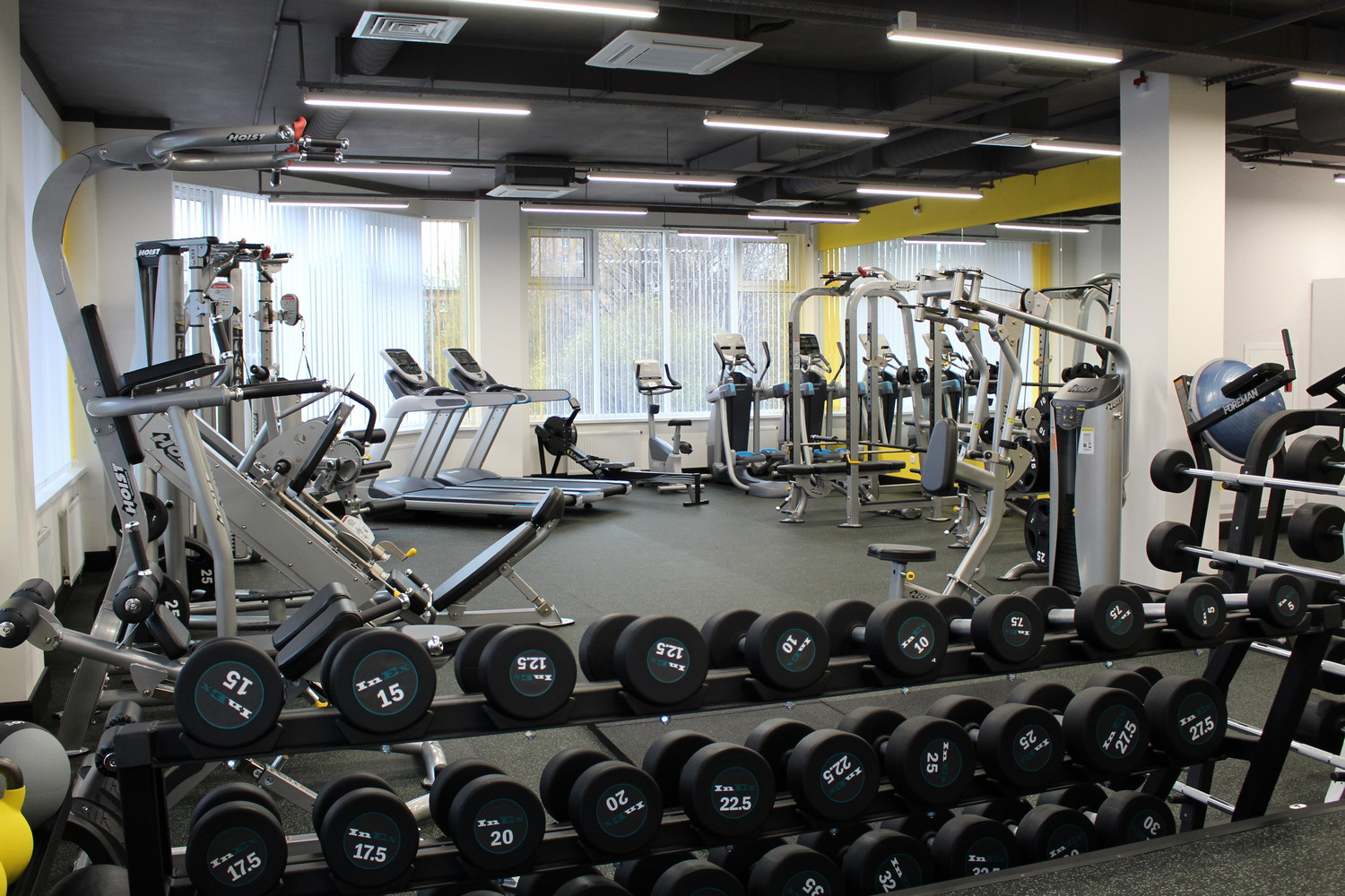 Фитнес зал на "Черной речке"