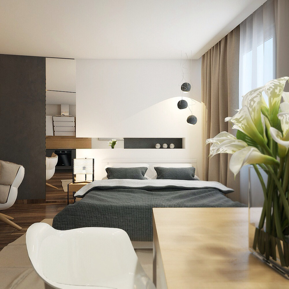 Обложка проекта: квартира - студия