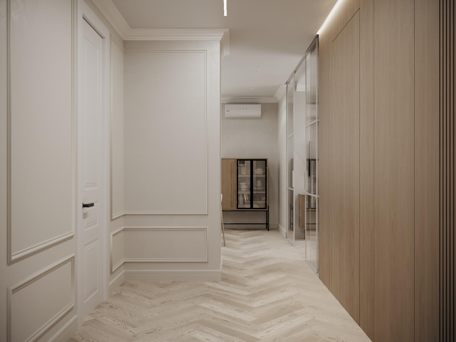 Уютная квартира в спокойных светлых оттенках