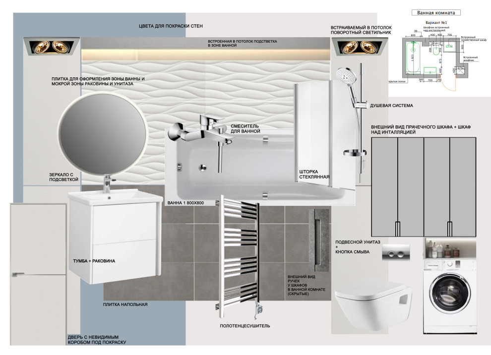 Обложка проекта: Дизайн интерьера санузлов в скандинавском стиле