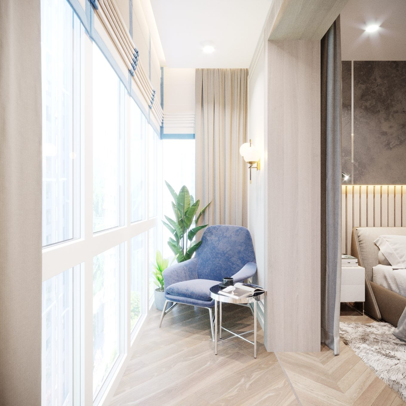 Дизайн-проект квартиры в ЖК Лаванда в Симферополе