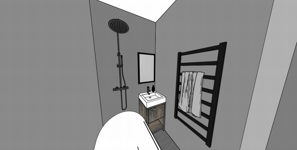 Скетч ванной