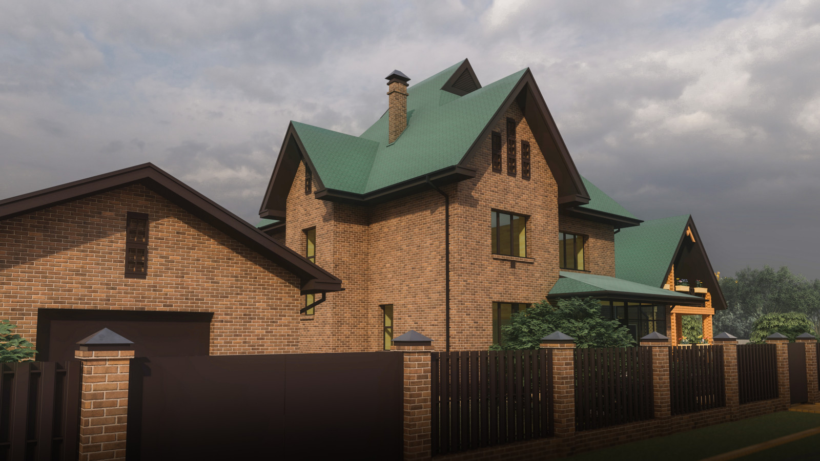 Усадебный комплекс в пригороде Барнаула