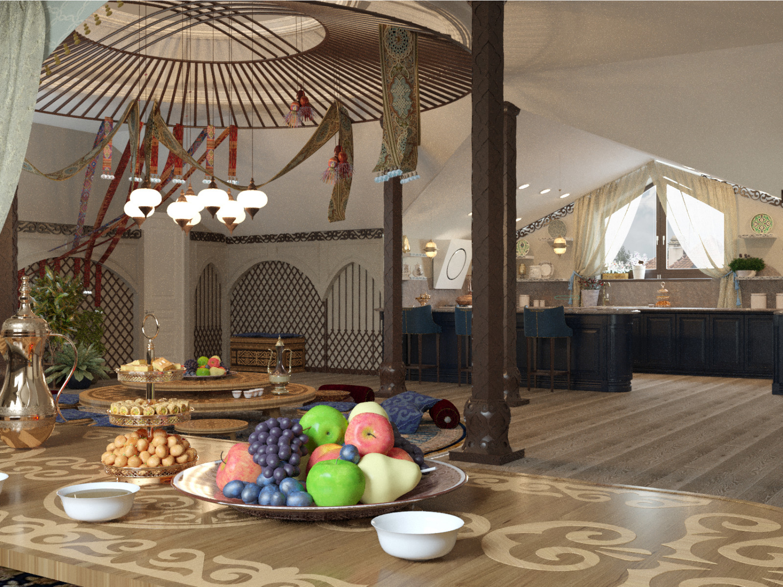 Казахская комната