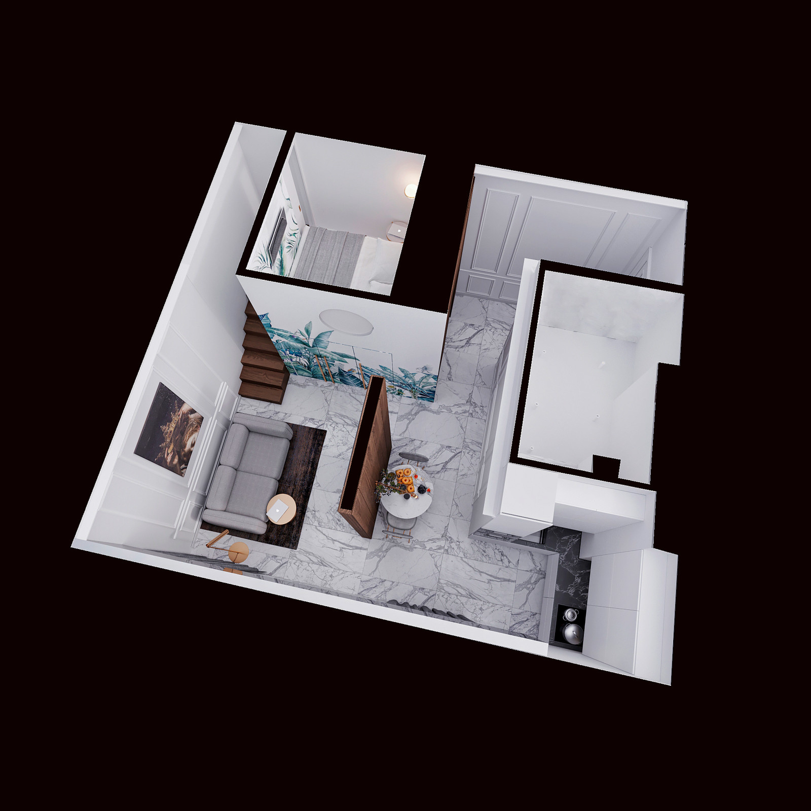 Квартира на канале Грибоедова - 37,6 м²