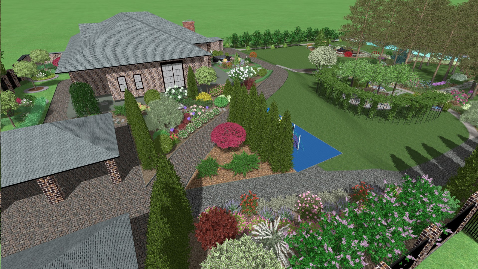 Обложка проекта: Ландшафтный проект 30 соток