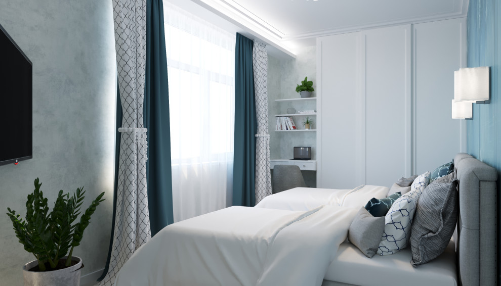 Дизайн проект квартиры 114 м2 в стиле "Неоклассика"