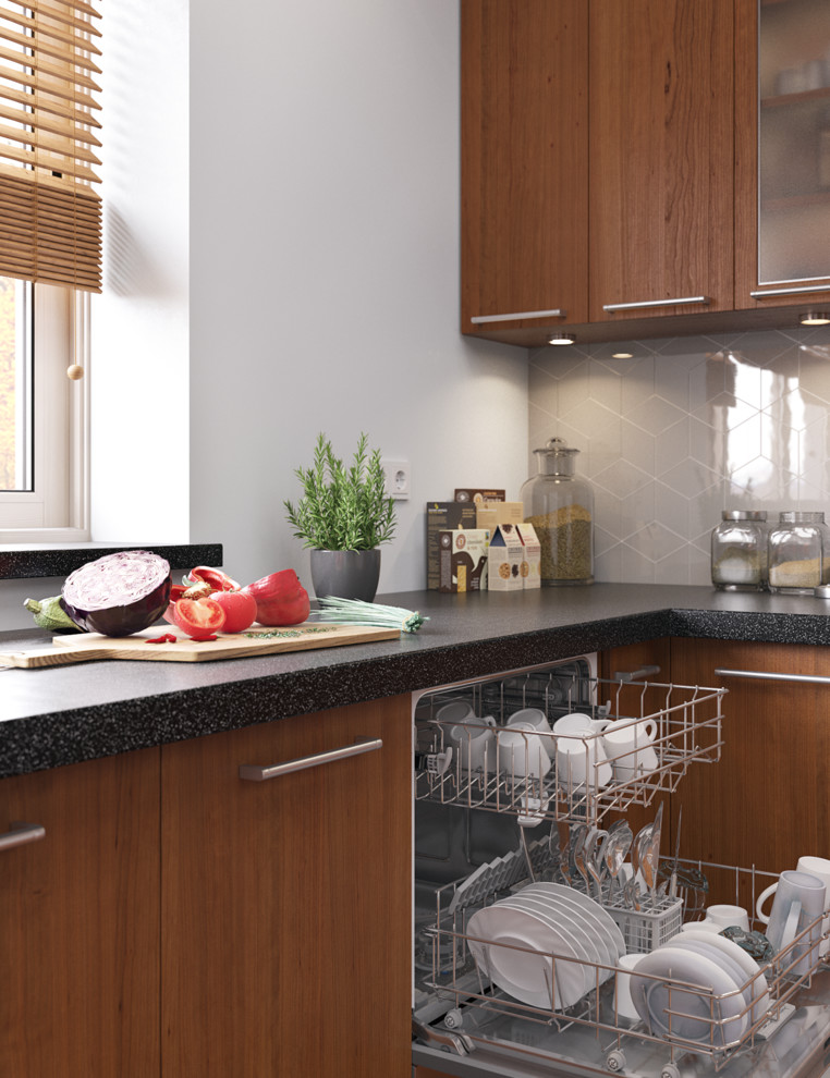 Кухня-столовая в загородном доме